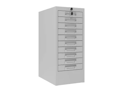 Phoenix MD0604G Multi Drawer Cabinet 10 Drawers Key Lock