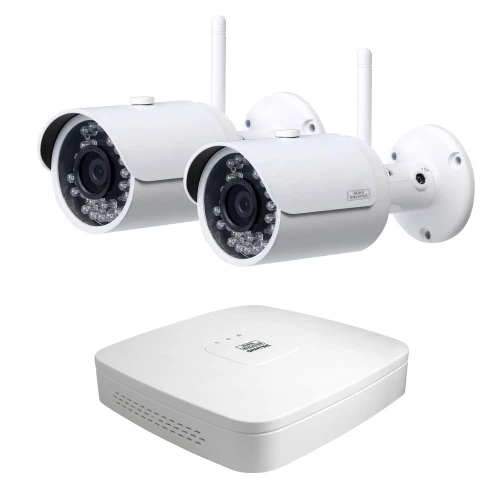 Burg Wachter CCTV Kit - 2 Bullet WiFi Cameras & 1TB NVR