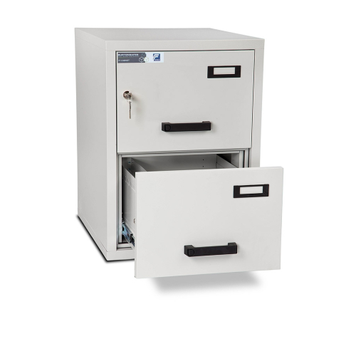 Burton 2 Drawer K Fire Resistant Filing Cabinet - Image 2