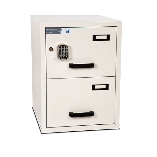 Burton 2 Drawer E Fire Resistant Filing Cabinet