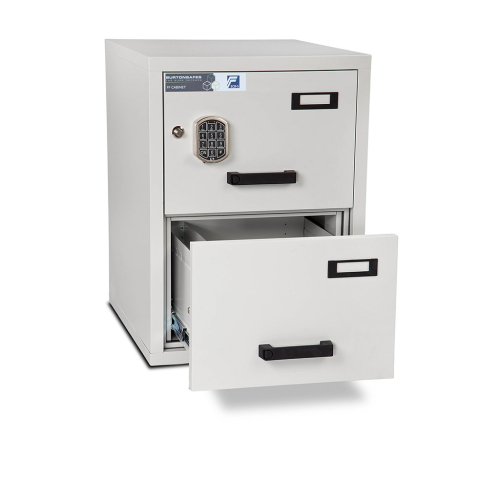Burton 2 Drawer E Fire Resistant Filing Cabinet - Image 2