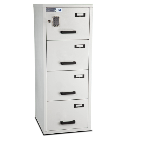 Burton 4 Drawer E Fire Resistant Filing Cabinet