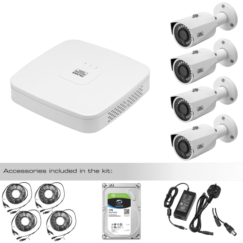 Burg Wachter CCTV Kit - 4 Bullet Cameras & 1TB NVR - Image 5