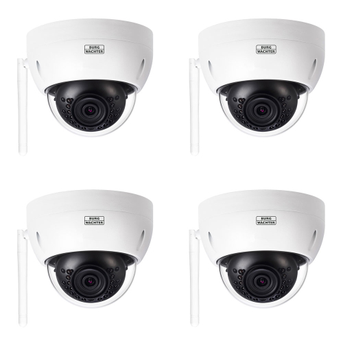 Burg Wachter 4 Wi-Fi Dome Cameras