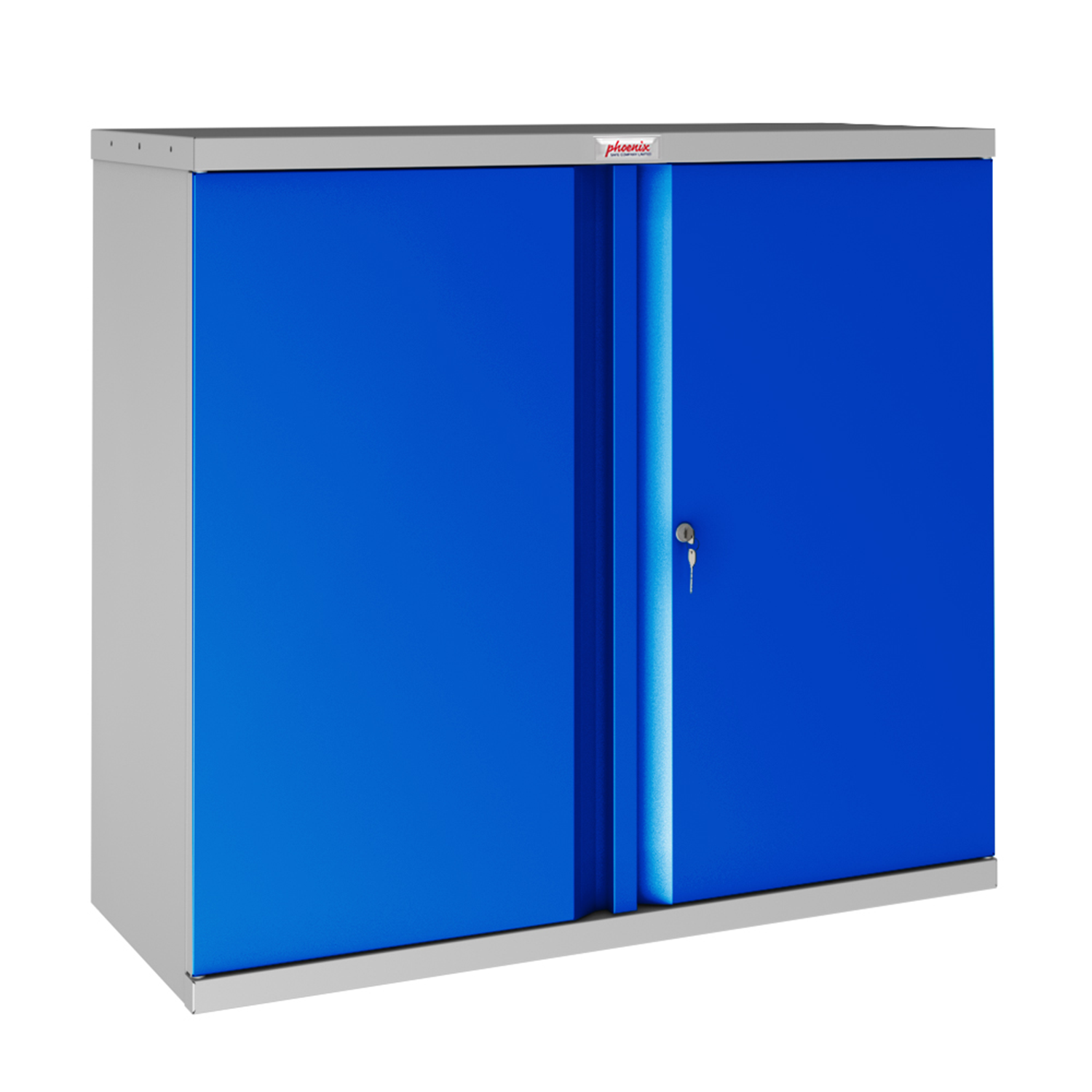 – SCL0891GBK Steel Blue Storage Cupboard Phoenix